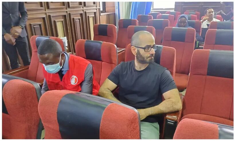 Tigran Gambaryan at a hearing where he learned he was to be remanded to a prison pending a trial. Photocredit: Daily Post Nigeria