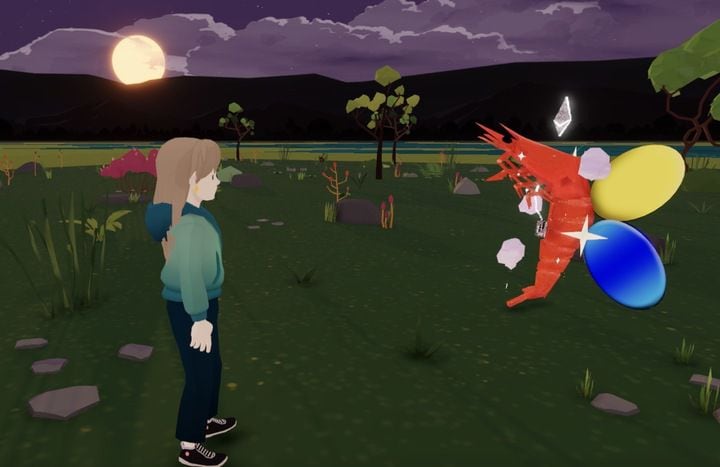 I returned to Decentraland to chat with a friendly prawn, hit a McDonald’s, and glimpse the metaverse’s future